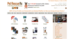Desktop Screenshot of petrescuerx.com